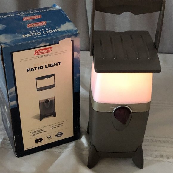 Coleman Accents Coleman Battery Operated Patio Light In Box 53371c
